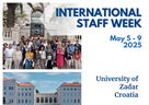 7th International Staff Week 2025 at the University of Zadar